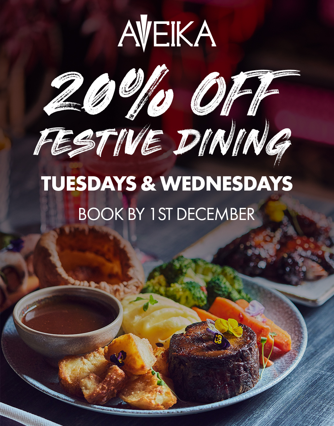 20% off Festive Dining