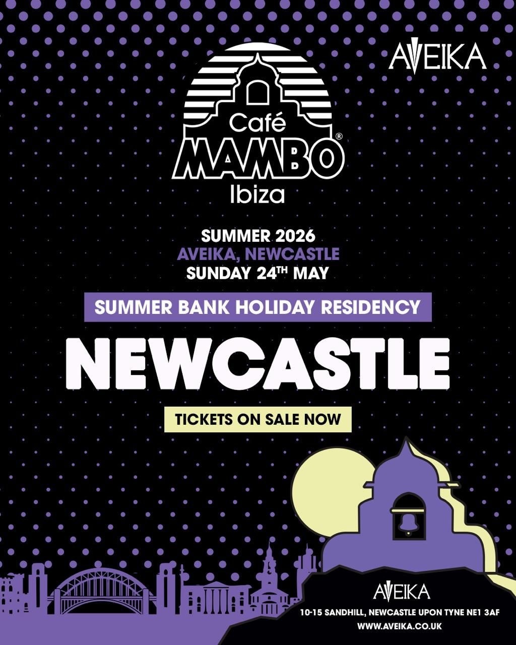 AVEIKA X CAFÉ MAMBO RESIDENCY LATE MAY BANK HOLIDAY SUNDAY